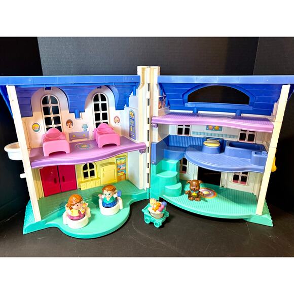 Fisher-Price Other - Fisher Price Little People Home Sweet Home Doll House family furniture dog set 2